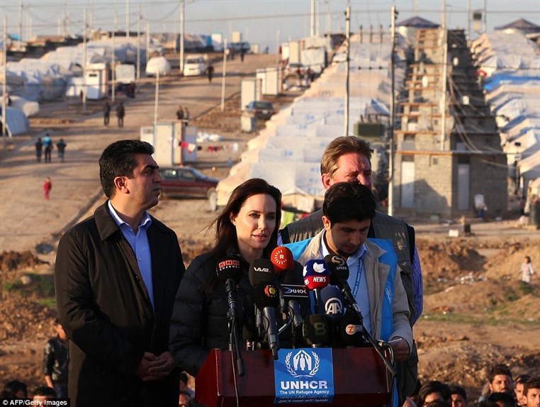 Angelina Jolie in Iraq